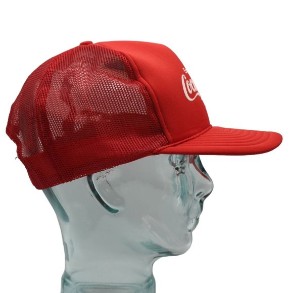 Enjoy Coca-Cola Coke Snapback Mesh Trucker Hat Cap Vintage Foam Rope - Picture 5 of 10